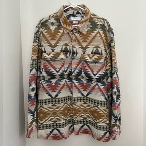 Urban Outfitters Aztec Southwestern Button Up Shirt